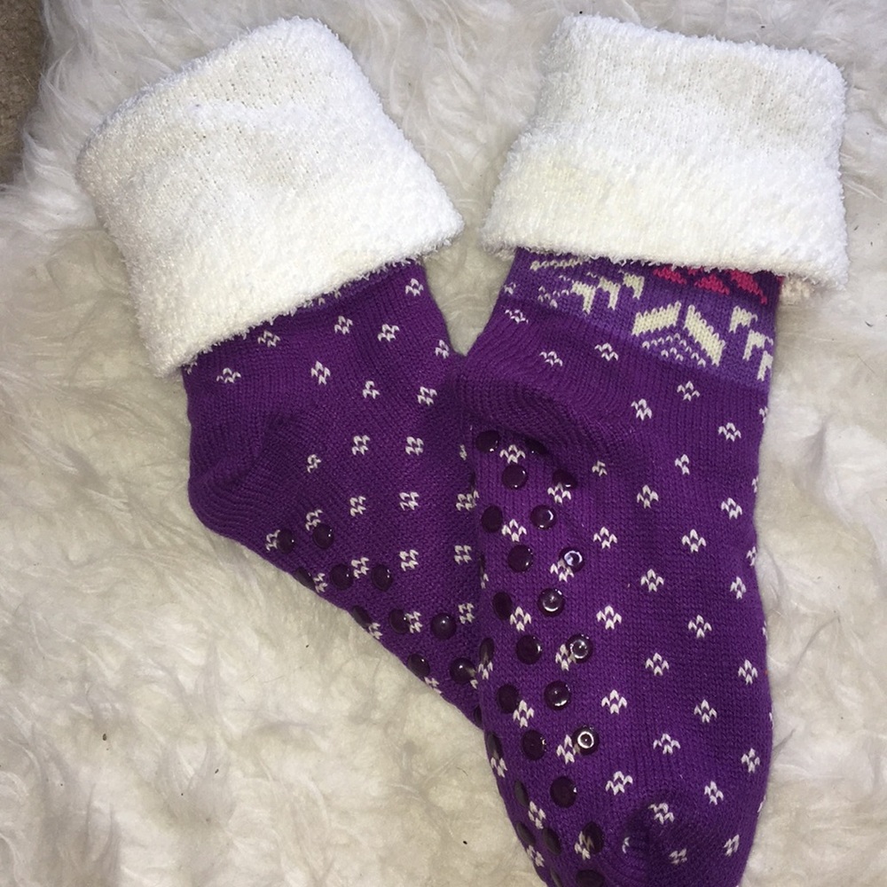 NEVER WORN Slipper Fluffy Socks